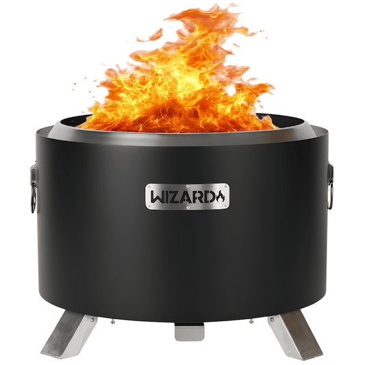 Jumbo Wizard Fire Pit - Black